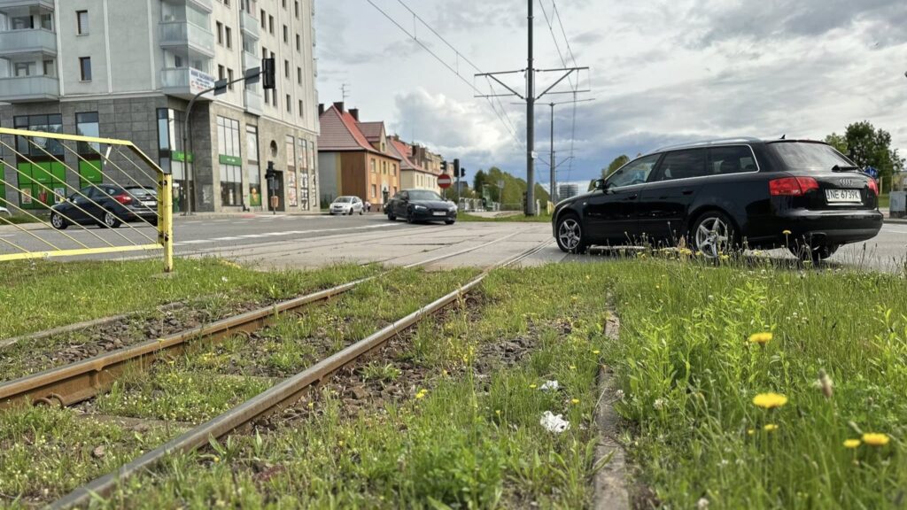 Przebudowa torowiska i skrzyżowania to część większego projektu modernizacji infrastruktury tramwajowej w Elblągu. (fot. UM Elbląg)